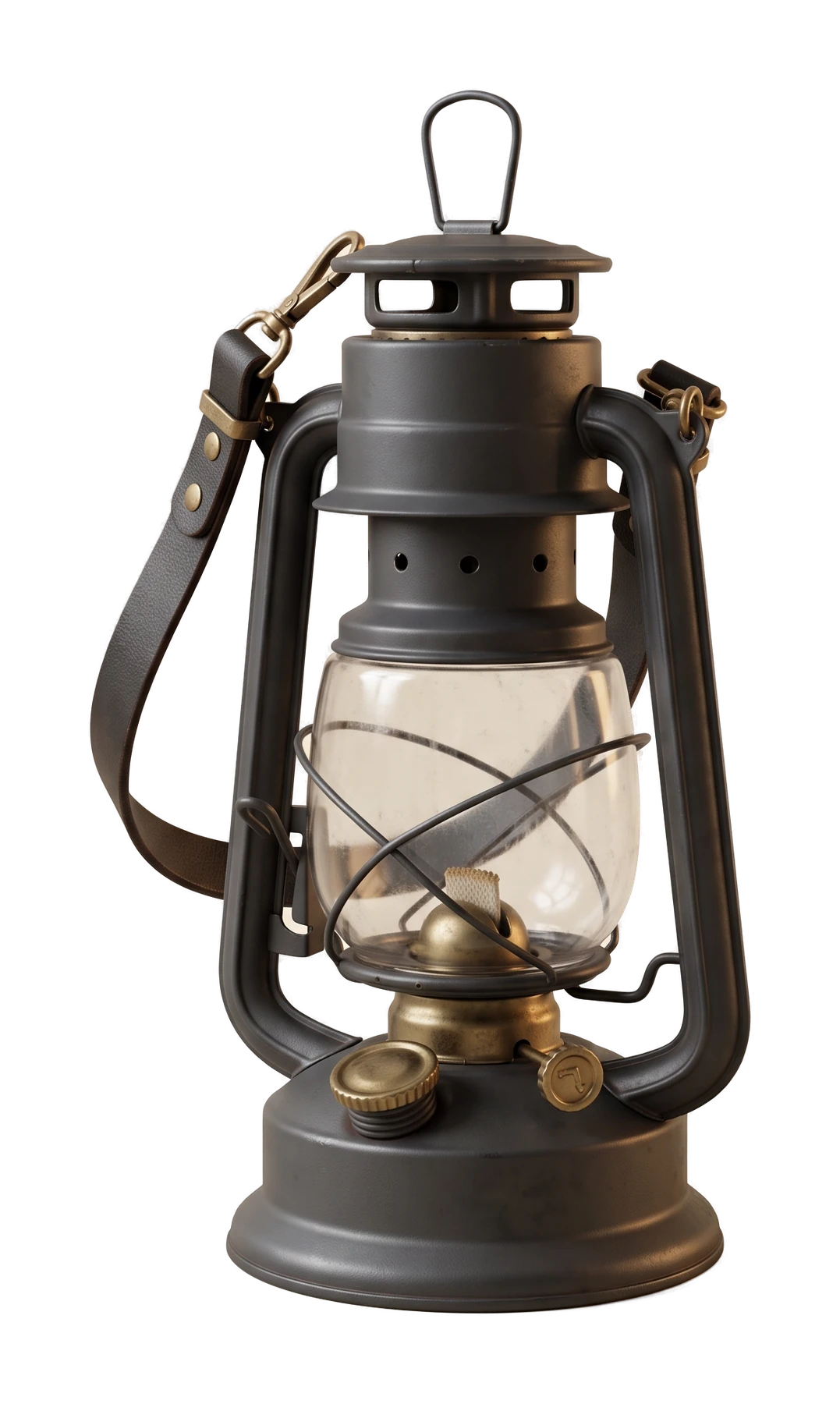 Cinematic lantern prop illustrating local 3D asset creation for film and VFX